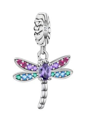 925 Dragonfly Bracelet Charm